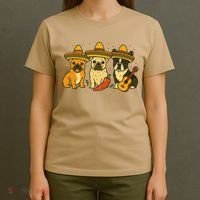 French Bulldog Cinco De Mayo Frenchie T-Shirt thumb 4