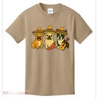French Bulldog Cinco De Mayo Frenchie Kids T-Shirt thumb 0