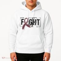 Fight Breast Cancer Awareness Leopard Ribbon Hoodie thumb 2