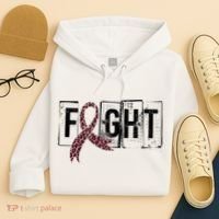 Fight Breast Cancer Awareness Leopard Ribbon Hoodie thumb 4