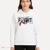 Fight Breast Cancer Awareness Leopard Ribbon Hoodie thumb 5