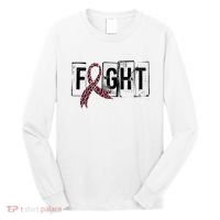 Fight Breast Cancer Awareness Leopard Ribbon Long Sleeve Shirt thumb 0