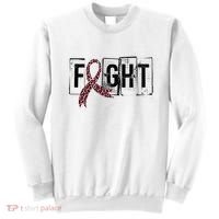 Fight Breast Cancer Awareness Leopard Ribbon Sweatshirt thumb 0
