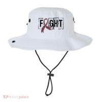 Fight Breast Cancer Awareness Leopard Ribbon Bucket Hat thumb 0