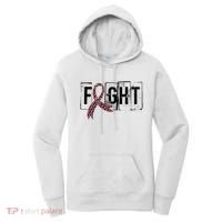 Fight Breast Cancer Awareness Leopard Ribbon Women's Hoodie thumb 0