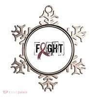Fight Breast Cancer Awareness Leopard Ribbon Ornament thumb 0