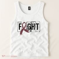 Fight Breast Cancer Awareness Leopard Ribbon Tank Top thumb 2