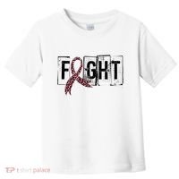 Fight Breast Cancer Awareness Leopard Ribbon Toddler T-Shirt thumb 0