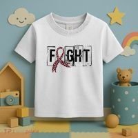 Fight Breast Cancer Awareness Leopard Ribbon Toddler T-Shirt thumb 3