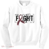 Fight Breast Cancer Awareness Leopard Ribbon Kids Sweatshirt thumb 0