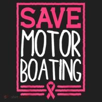 Funny Breast Cancer Save Motor Boating Pin.K Ribbon Gift Beanie thumb 2
