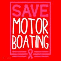Funny Breast Cancer Save Motor Boating Pin.K Ribbon Gift Santa Hat thumb 1