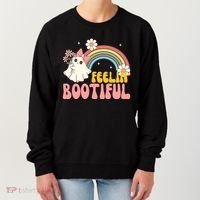 Feeling Bootiful Cute Retro Ghost Halloween Women's Sweatshirt thumb 0