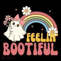 Feeling Bootiful Cute Retro Ghost Halloween Coffee Mug thumb 5
