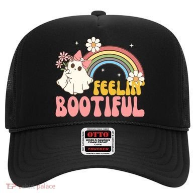 Feeling Bootiful Cute Retro Ghost Halloween Hat