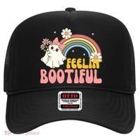 Feeling Bootiful Cute Retro Ghost Halloween Hat thumb 0