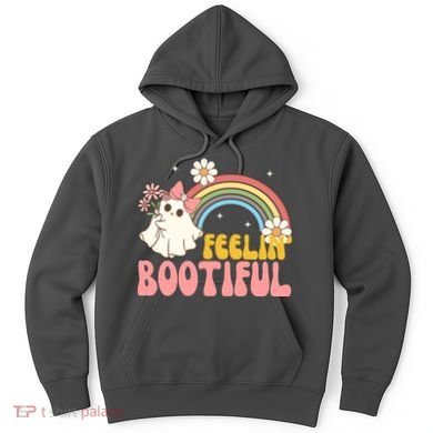 Feeling Bootiful Cute Retro Ghost Halloween Hoodie