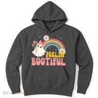 Feeling Bootiful Cute Retro Ghost Halloween Hoodie thumb 0