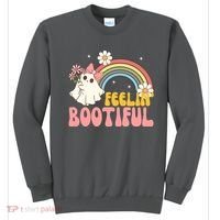 Feeling Bootiful Cute Retro Ghost Halloween Sweatshirt thumb 0