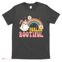 Feeling Bootiful Cute Retro Ghost Halloween T-Shirt thumb 0