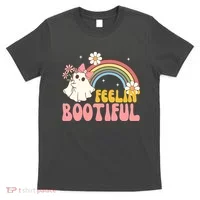 Feeling Bootiful Cute Retro Ghost Halloween T-Shirt thumb 0