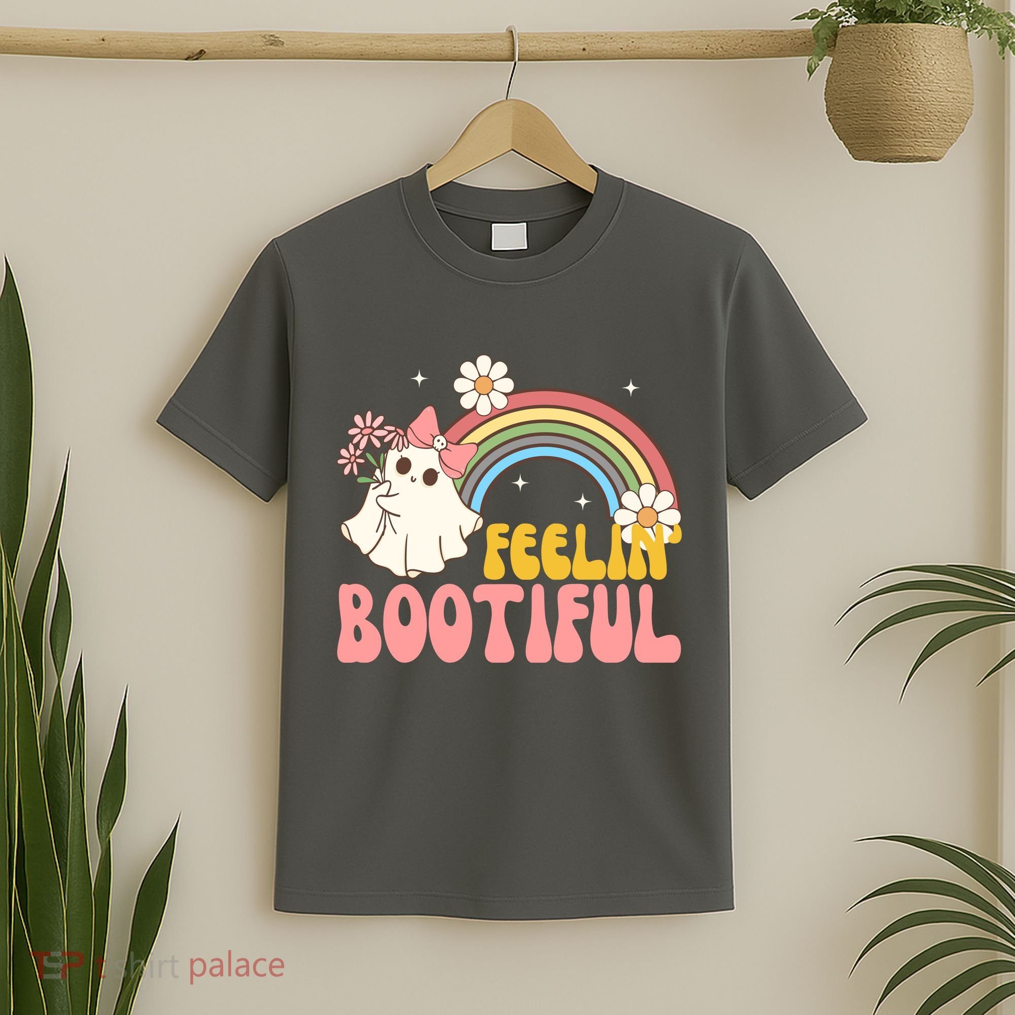 Feeling Bootiful Cute Retro Ghost Halloween T-Shirt