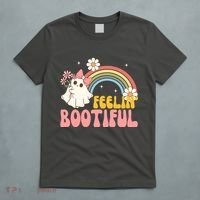Feeling Bootiful Cute Retro Ghost Halloween T-Shirt thumb 5