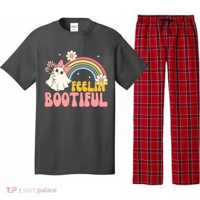 Feeling Bootiful Cute Retro Ghost Halloween Pajama Set