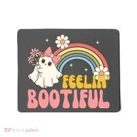 Feeling Bootiful Cute Retro Ghost Halloween Mousepad thumb 0