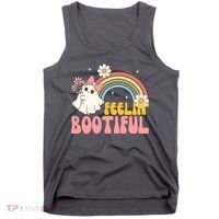 Feeling Bootiful Cute Retro Ghost Halloween Tank Top thumb 0
