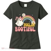 Feeling Bootiful Cute Retro Ghost Halloween Women's T-Shirt thumb 0