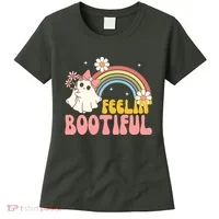 Feeling Bootiful Cute Retro Ghost Halloween Women's T-Shirt thumb 0