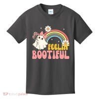 Feeling Bootiful Cute Retro Ghost Halloween Kids T-Shirt thumb 0