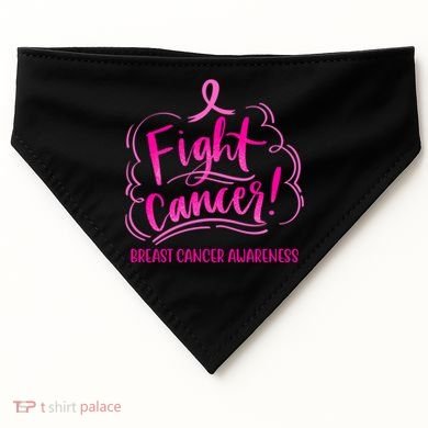 Fight Breast Cancer Awareness USA-Made Doggie Bandana