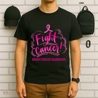 Fight Breast Cancer Awareness T-Shirt thumb 6