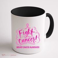 Fight Breast Cancer Awareness Coffee Mug thumb 1