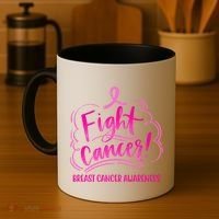 Fight Breast Cancer Awareness Coffee Mug thumb 4