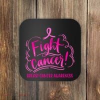 Fight Breast Cancer Awareness Coaster thumb 0