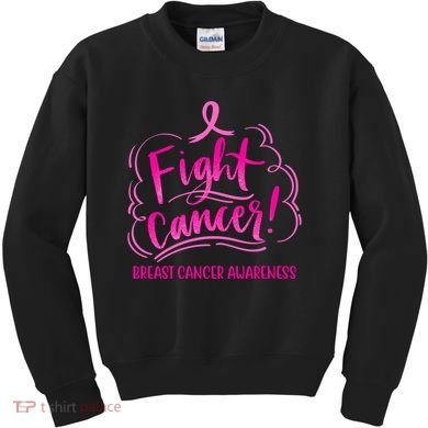 Fight Breast Cancer Awareness Kids Sweatshirt
