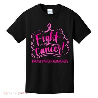 Fight Breast Cancer Awareness Kids T-Shirt