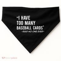 Funny Baseball Cards Collector Gift TShirt TShirt USA-Made Doggie Bandana thumb 0