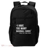 Funny Baseball Cards Collector Gift TShirt TShirt Backpack thumb 0