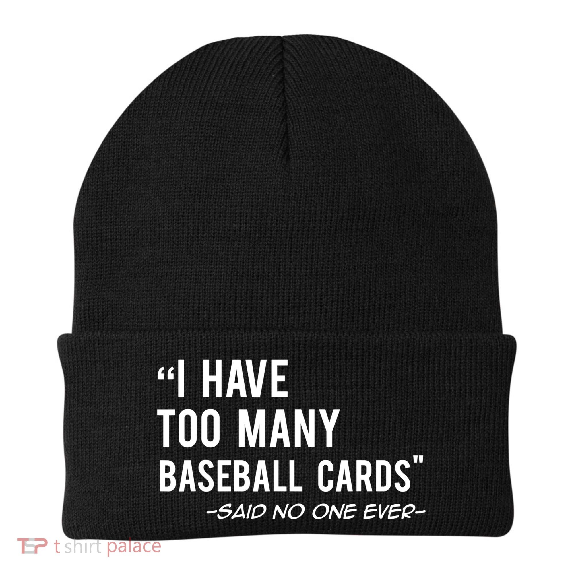 Funny Baseball Cards Collector Gift TShirt TShirt Beanie
