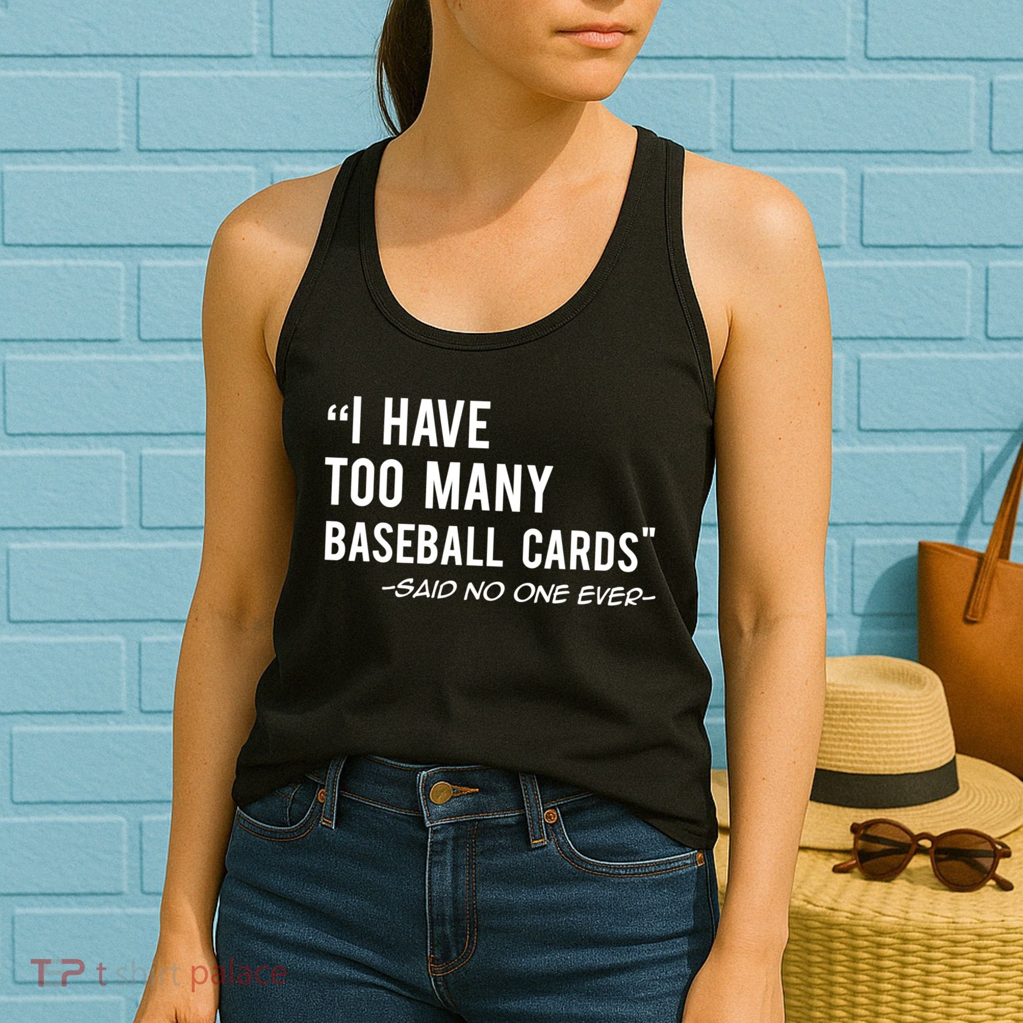 Funny Baseball Cards Collector Gift TShirt TShirt Women's Tank Top