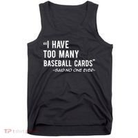 Funny Baseball Cards Collector Gift TShirt TShirt Tank Top thumb 0