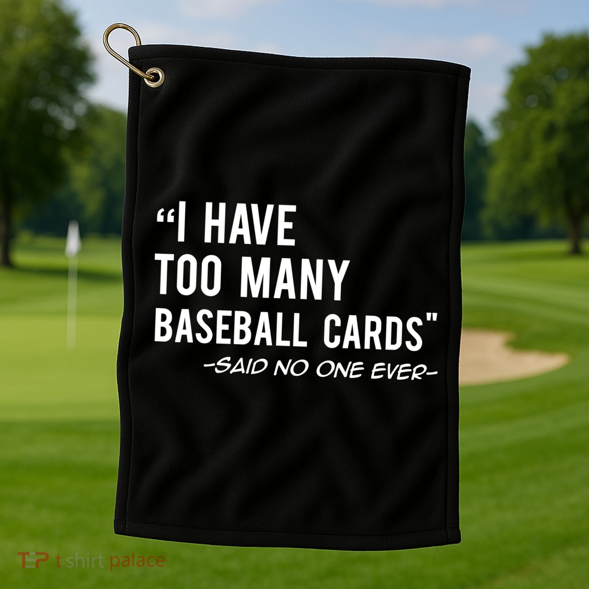 Funny Baseball Cards Collector Gift TShirt TShirt Golf Towel