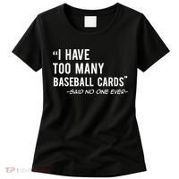 Funny Baseball Cards Collector Gift TShirt TShirt Women's T-Shirt thumb 0