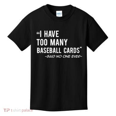 Funny Baseball Cards Collector Gift TShirt TShirt Kids T-Shirt