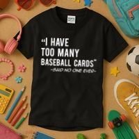 Funny Baseball Cards Collector Gift TShirt TShirt Kids T-Shirt thumb 3