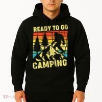 Funny Bigfoot Camping Ready To Go Camping Hoodie thumb 2
